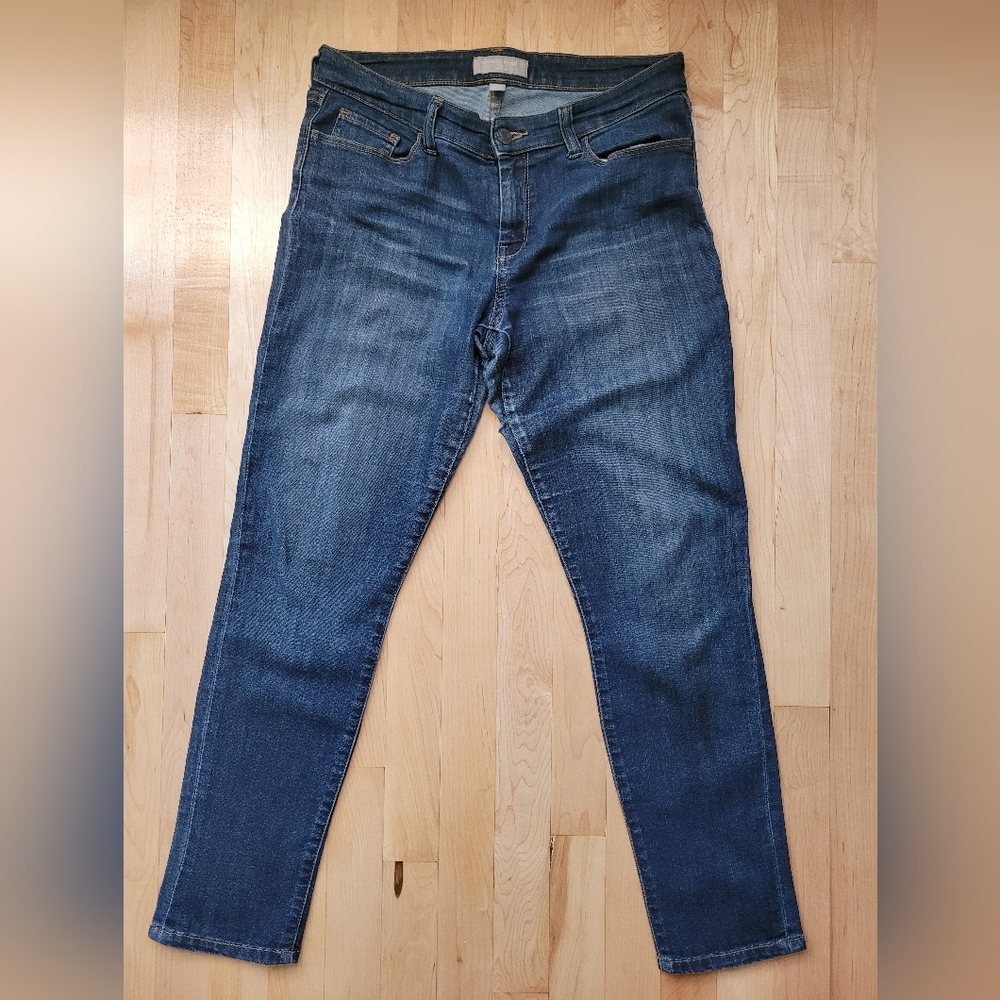 Banana Republic Women's Jeans Size 29 / 8 Curvy Straight Leg T Dark Wash